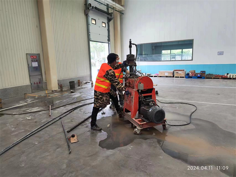 铜陵厂房地面下沉塌陷注浆加固施工